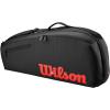 image:imageWILSON Clash V3 Super Tour Tennis Racket Bags  BlackInfraredHolds up to 3 Rackets