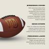 image:imageWILSON GST SpeedSkin Footballs  BrownYouth Size