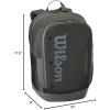 image:imageWILSON Tour Tennis Racket Bag  Dark Green and Stone GreyDark Green