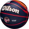 image:imageWILSON WNBA Caitlin Clark Fever Rising Basketball  NavyRed Size 6285
