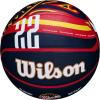 image:imageWILSON WNBA Caitlin Clark Fever Rising Basketball  NavyRed Size 6285