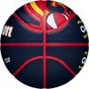 image:imageWILSON WNBA Caitlin Clark Fever Rising Basketball  NavyRed Size 6285