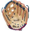 image:imageWilson 2023 A500 Youth Baseball GloveBlondeRedRoyal