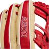 image:imageWilson 2023 A500 Youth Baseball GloveBlondeRedWhite