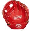 image:imageWilson A200 Youth Baseball GlovesRedMetallic Gold