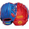 image:imageWilson A200 Youth Baseball GlovesRoyalRedYellow