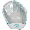 image:imageWilson A200 Youth Baseball GlovesSilverWhiteTeal