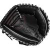 image:imageWilson A500 32 Youth Baseball Catchers Mitt  Right Hand Throw BlackRedGrey