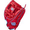 image:imageWilson A500 Youth Baseball GlovesRedBlueWhite