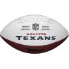image:imageWilson NFL Live Team Autograph FootballHouston Texans