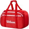 image:imageWILSON 2025 Super Tour Red Tennis Racket Bags  RedWhiteDuffle Bag  Holds up to 2 Rackets