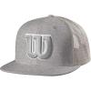 image:imageWILSON A2000 Leather Patch Snapback HatHeather Grey