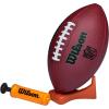 image:imageWILSON NFL Ignition Gen Green Football with Pump and Tee  Brown Junior Size
