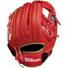 image:imageWilson A200 Youth Baseball GlovesRedMetallic Gold