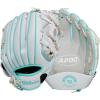 Silver/White/Teal
