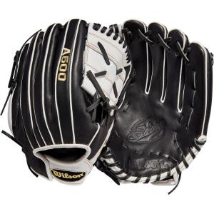 image:imageWILSON 2022 A550 Siren Fastpitch Softball Glove SeriesBlackWhiteBlonde