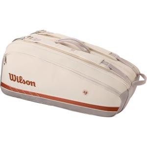 image:imageWILSON 2025 RolandGarros Tennis Racket BagsCreamClay