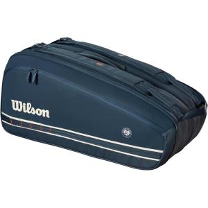 image:imageWILSON 2025 RolandGarros Tennis Racket BagsDark Navy