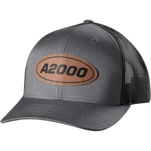 image:imageWILSON A2000 Leather Patch Snapback HatCharcoalBlack