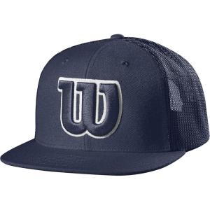 image:imageWILSON A2000 Leather Patch Snapback HatNavy