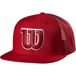 image:imageWILSON A2000 Leather Patch Snapback HatScarlet