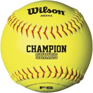 image:imageWILSON A9244 11 NFHS Leather Polycore SST Softball 1 Dozen
