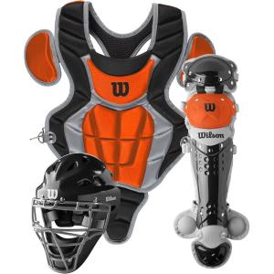 image:imageWILSON C200 Youth Catchers Gear Kit  BlackOrange