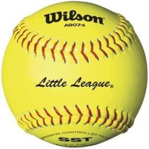 image:imageWILSON Little League Leather Polycore Softballs 1 Dozen