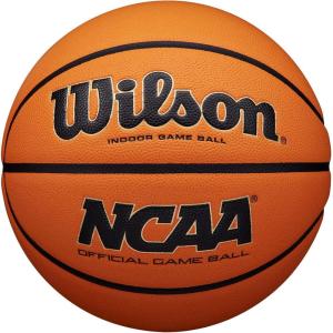 image:imageWILSON NCAA Evo NXT Official Indoor Game Basketballs  Sizes 6 and 7BlackOrange