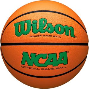 image:imageWILSON NCAA Evo NXT Official Indoor Game Basketballs  Sizes 6 and 7GreenOrange