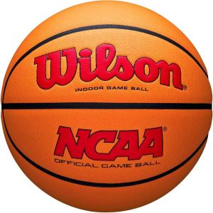 image:imageWILSON NCAA Evo NXT Official Indoor Game Basketballs  Sizes 6 and 7ScarletOrange