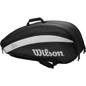 image:imageWILSON Roger Federer Team 6 Pack Tennis Bag  Black6 Pack