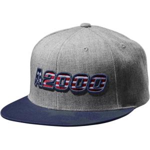 image:imageWILSON Sporting Goods A2000 Heather Snapback Hat Heather GreyNavy One Size