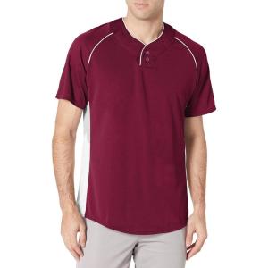 image:imageWILSON Sporting Goods Double Bar Mesh 2Button JerseyMaroon