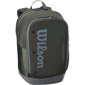 image:imageWILSON Tour Tennis Racket Bag  Dark Green and Stone GreyDark Green