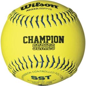 image:imageWILSON USSSA Series Synthetic Leather Softball 1 DozenOptic Yellow