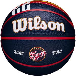 image:imageWILSON WNBA Caitlin Clark Fever Rising Basketball  NavyRed Size 6285