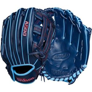 image:imageWilson A500 Youth Baseball GlovesNavyBlueRed