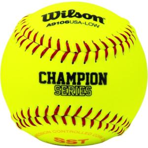 image:imageWilson A9106 12 ASA Championship Series Synthetic SST Softball 1 Dozen12Inch
