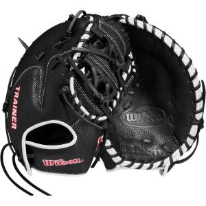 image:imageWilson Trainer Baseball Gloves  BlackRedBlackRed