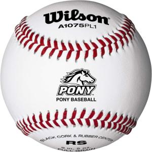 image:imageWilson Youth League and Tournament Baseballs One DozenPONY