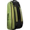 image:imageWilson Blade V8 Super Tour Tennis Racket Bag  GreenBlack Holds up to 9 Rackets