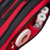 image:imageWilson Clash V2 Super Tour Tennis Racket Bag  RedBlack Holds up to 15 Rackets