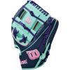 image:imageWilson Fall 2025 A2K Baseball GlovesNavySeafoamPink