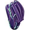 image:imageWilson Fall 2025 A2K Baseball GlovesPurpleFlamingoSeafoam