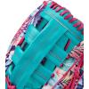 image:imageWilson Spring 2025 A2000 Baseball GlovesFloralFlamingoTeal