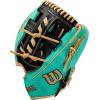image:imageWilson Spring 2025 A2000 Baseball GlovesSeafoamBlondeBlack