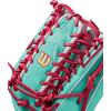 image:imageWilson Spring 2025 A2000 Baseball GlovesSeafoamFlamingoWhite