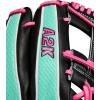 image:imageWilson Summer 2025 A2K Baseball GlovesBlackSeafoamFlamingo