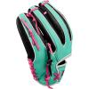 image:imageWilson Summer 2025 A2K Baseball GlovesBlackSeafoamFlamingo